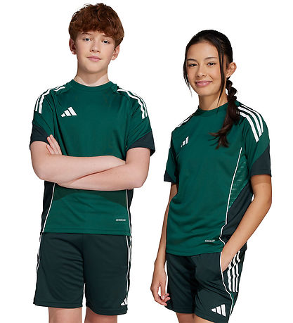 adidas Performance T-Shirt - Tiro25C - Drkgrn/Shagrn