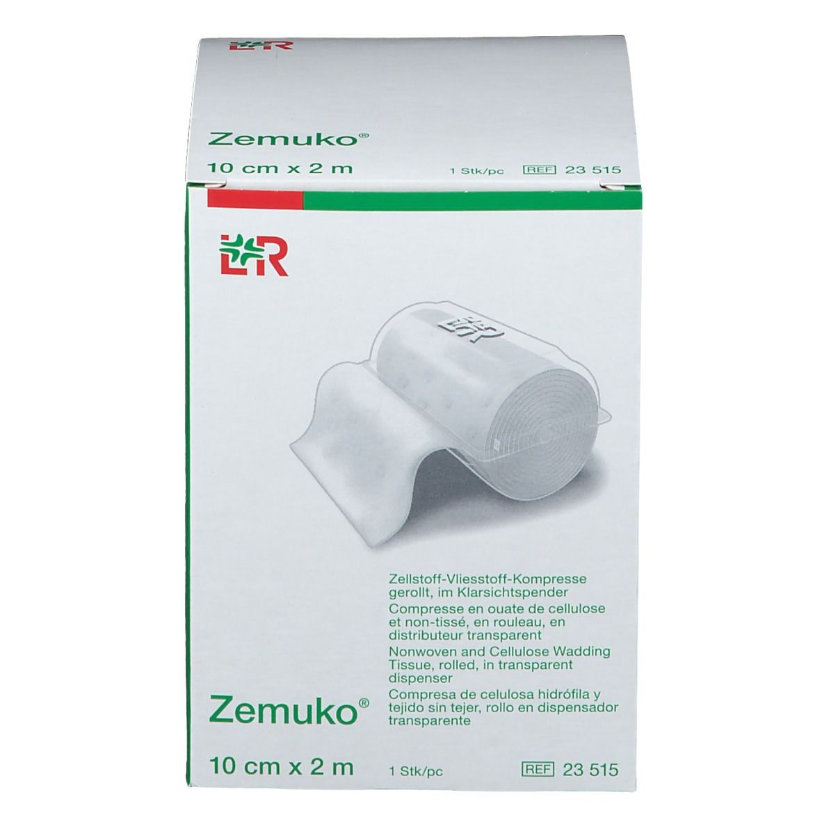 Zemuko Kompresse gerollt 2 m x 10 cm 23515
