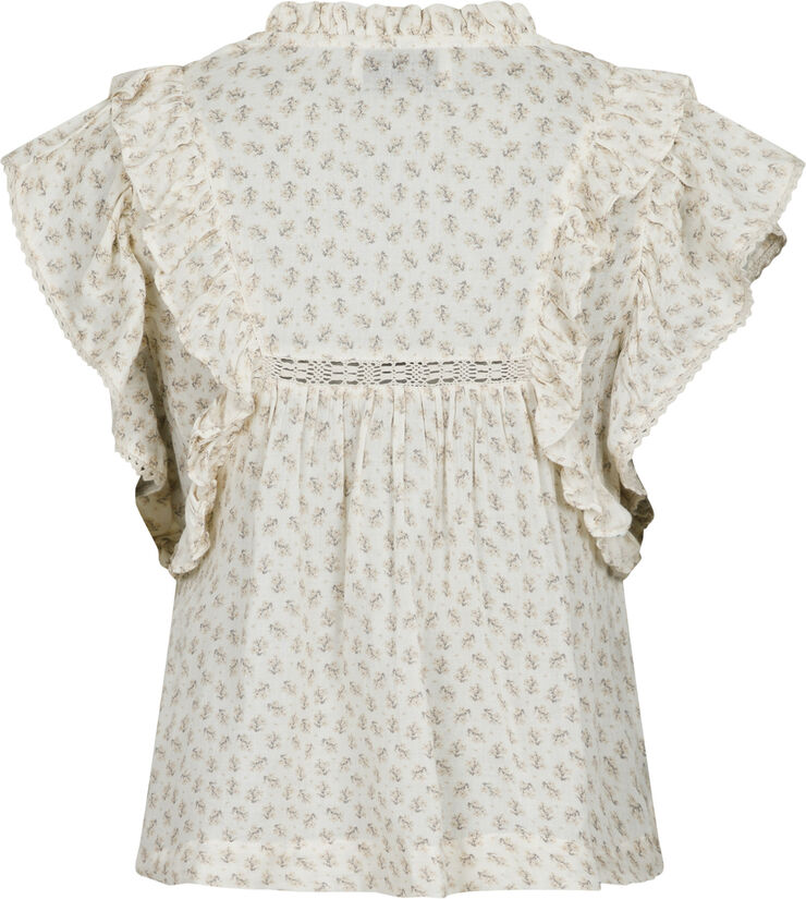 Neo Noir Jayla Basic Blossom Top Creme