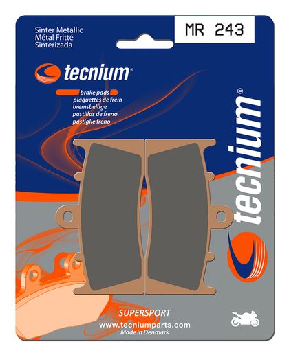 Plaquettes de freins Tecnium Performance métal fritté - MF243