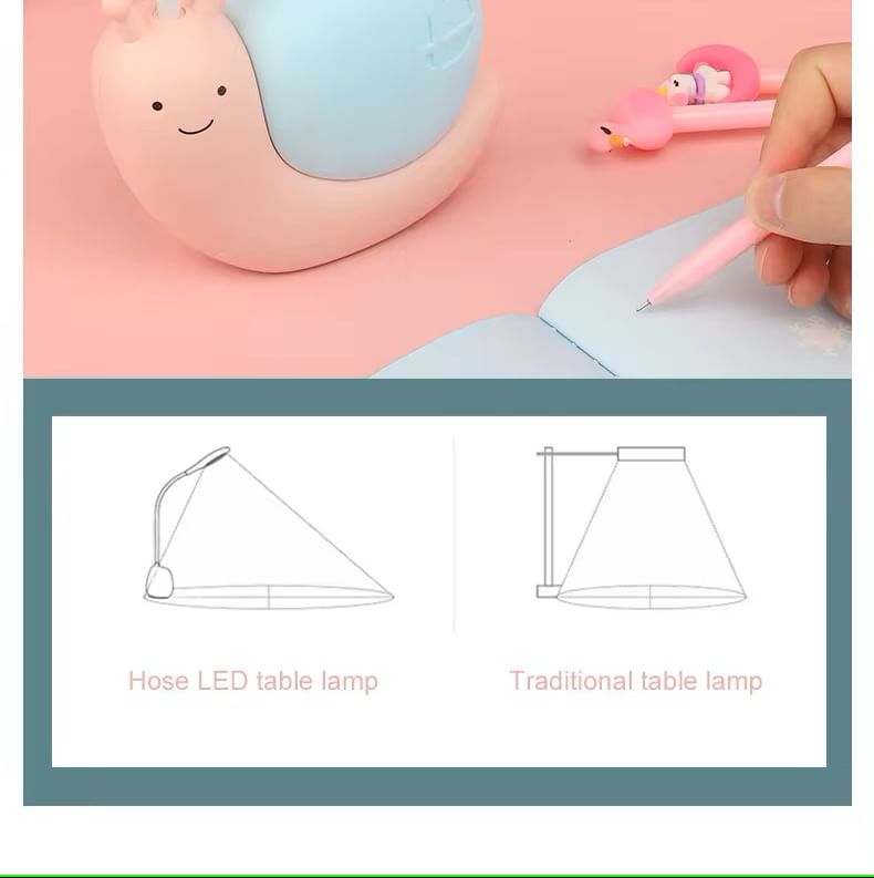 HOMTEC - Slak USB oplaadbare LED leeslamp