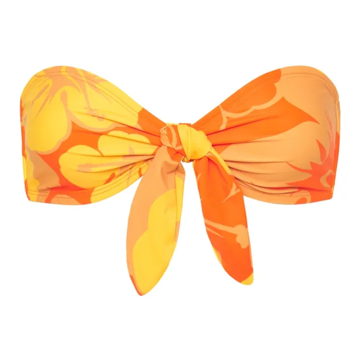 Faithfull the Brand Haut de Maillot Tropiques | Orange