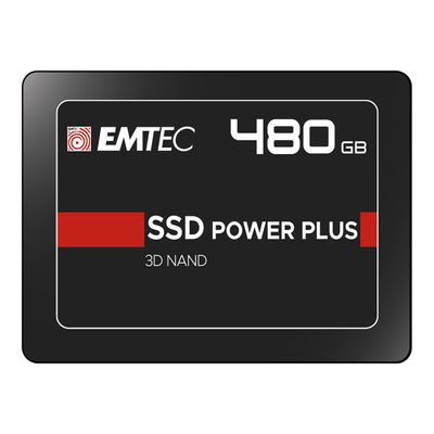 EMTEC X150 Power Plus 3D NAND - Disque SSD - 480 Go - SATA 6Gb/s