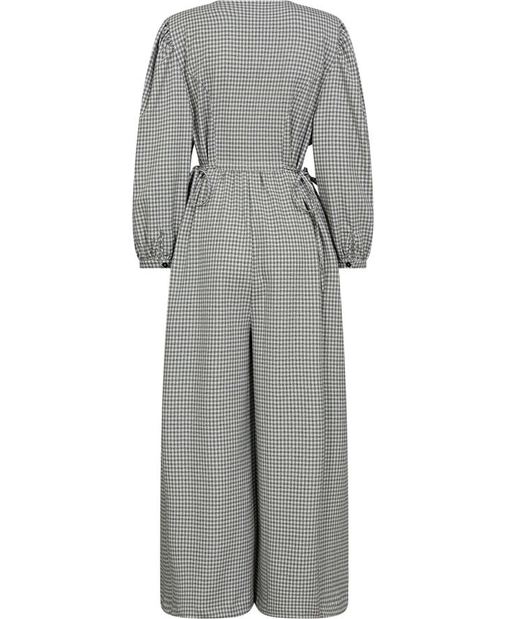 La Femme Rousse Embla Jumpsuit Black and white checkered