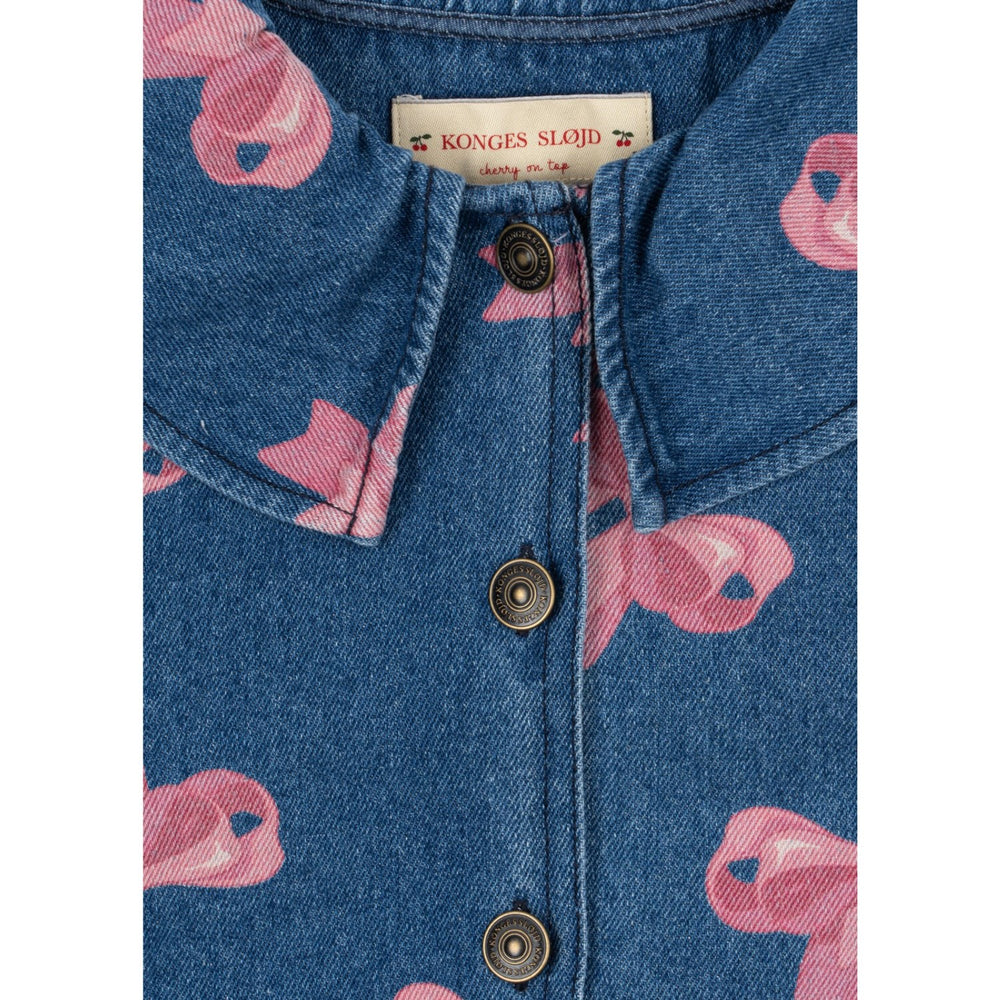 Køb Konges Sløjd Bella Sløjfe Magot Krave Jakke Denim GOTS