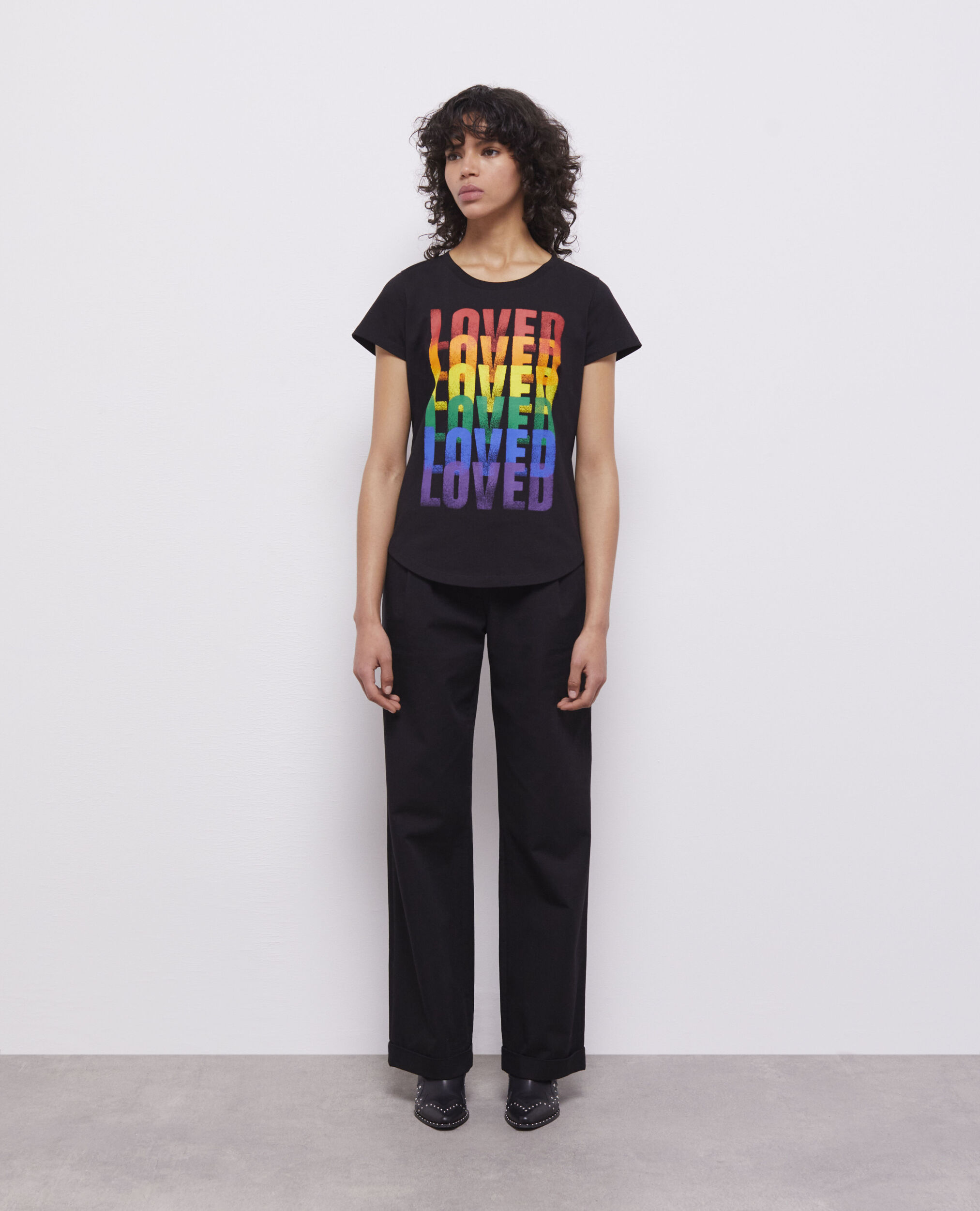 T-shirt Pride noir