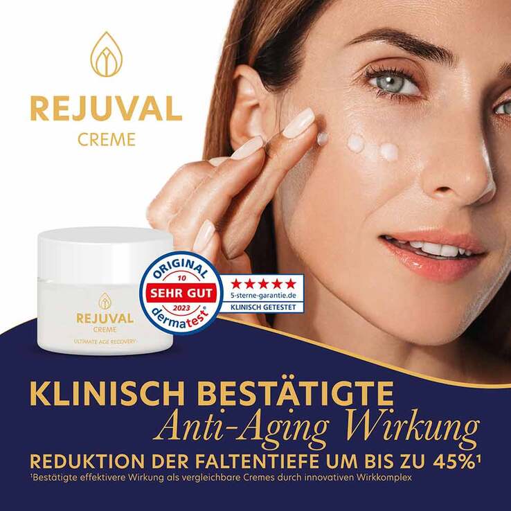 Rejuval Gesichtscreme Anti-Aging mit Hyaluron, 50 ml