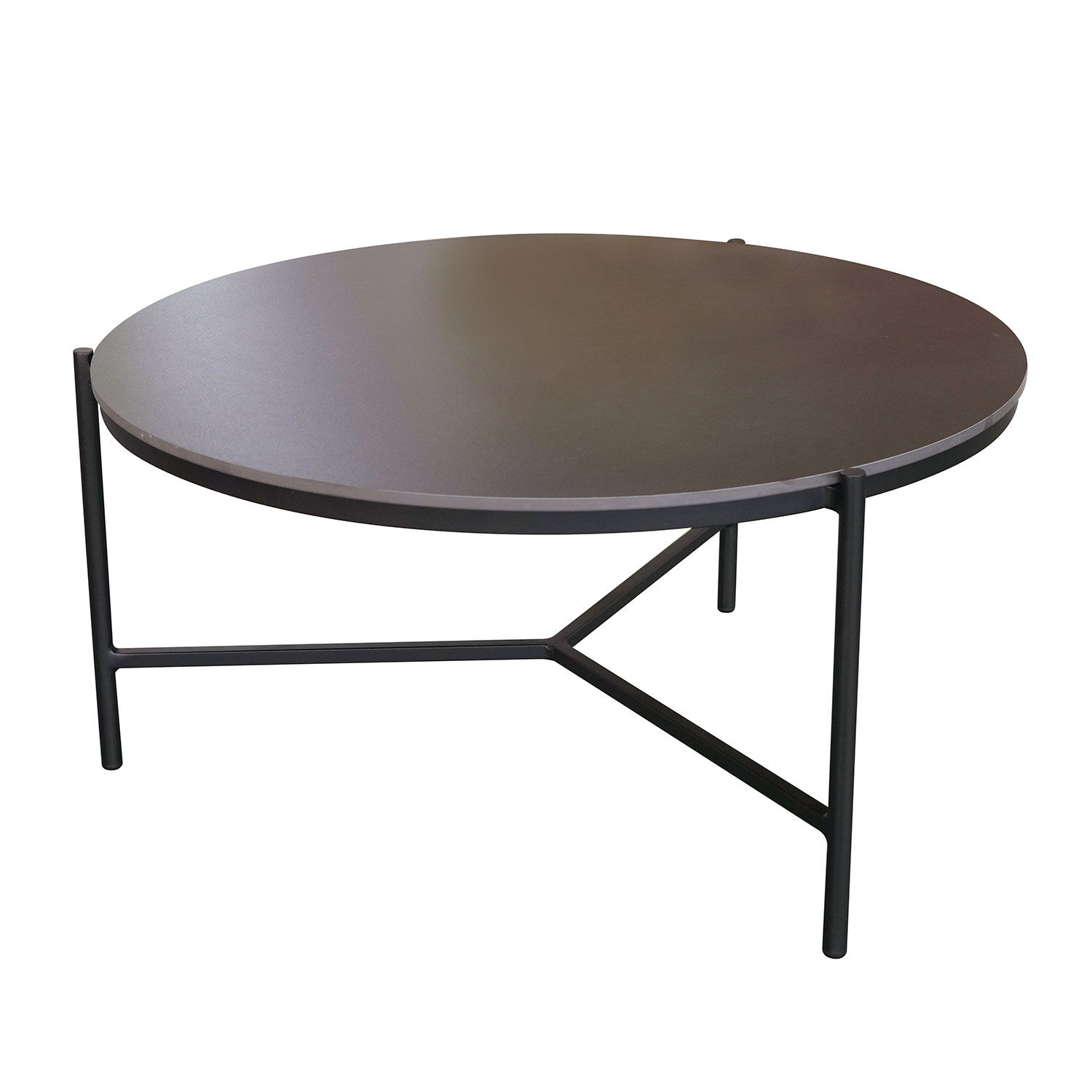 Loungetisch rund mit Keramikplatte