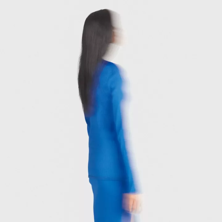 Timberland x Suzanne Oude Hengel Future73 Knit Base Layer para Mulheres na cor Azul