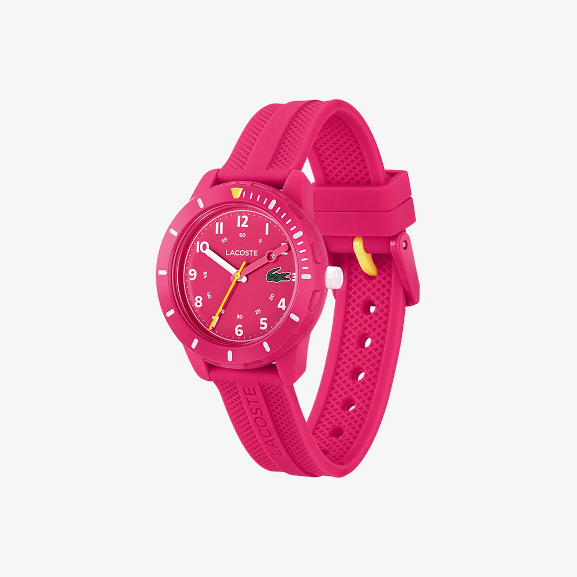 Montre 3 aiguilles Mini Tennis silicone Montres - Blanc - Lacoste - Enfant