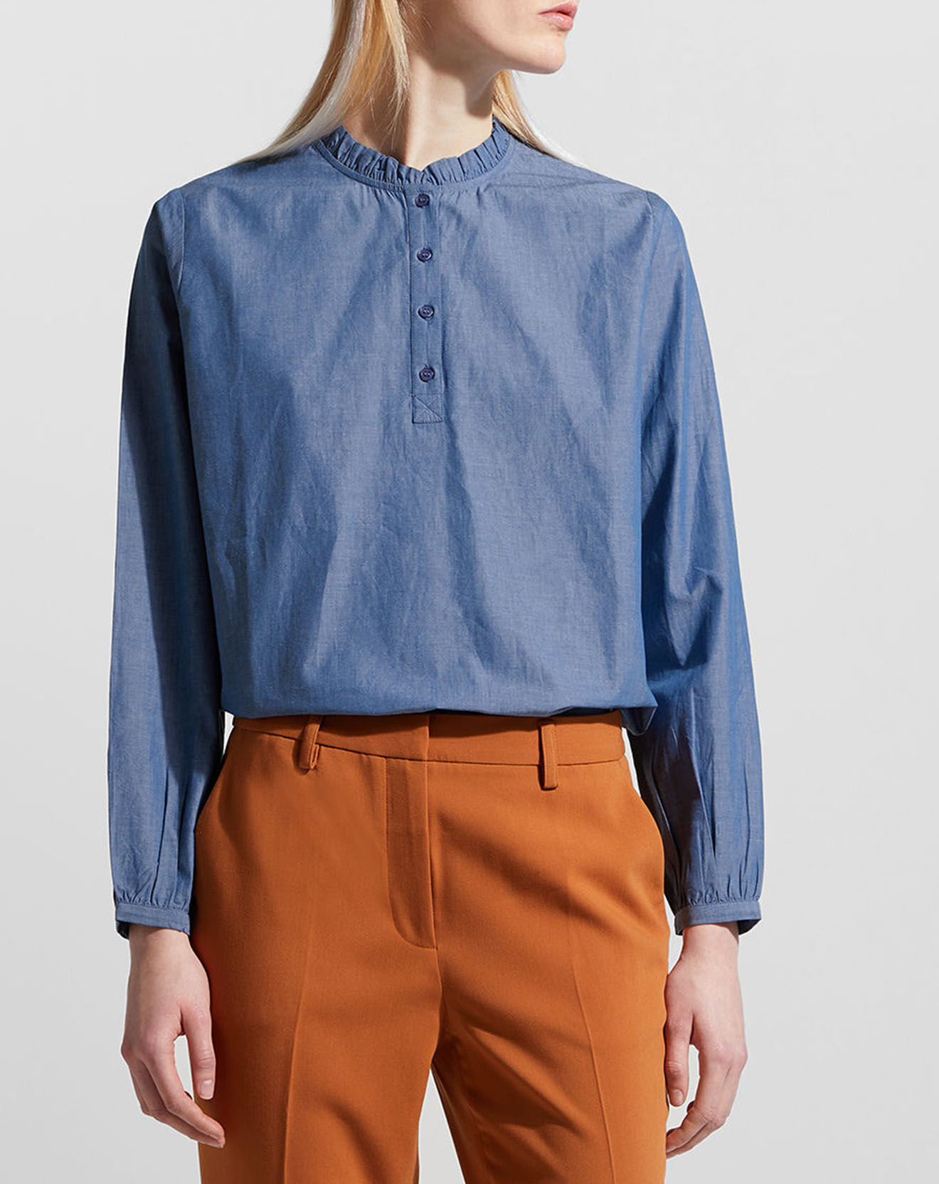 Jodhpur Top Rill chambray bleu