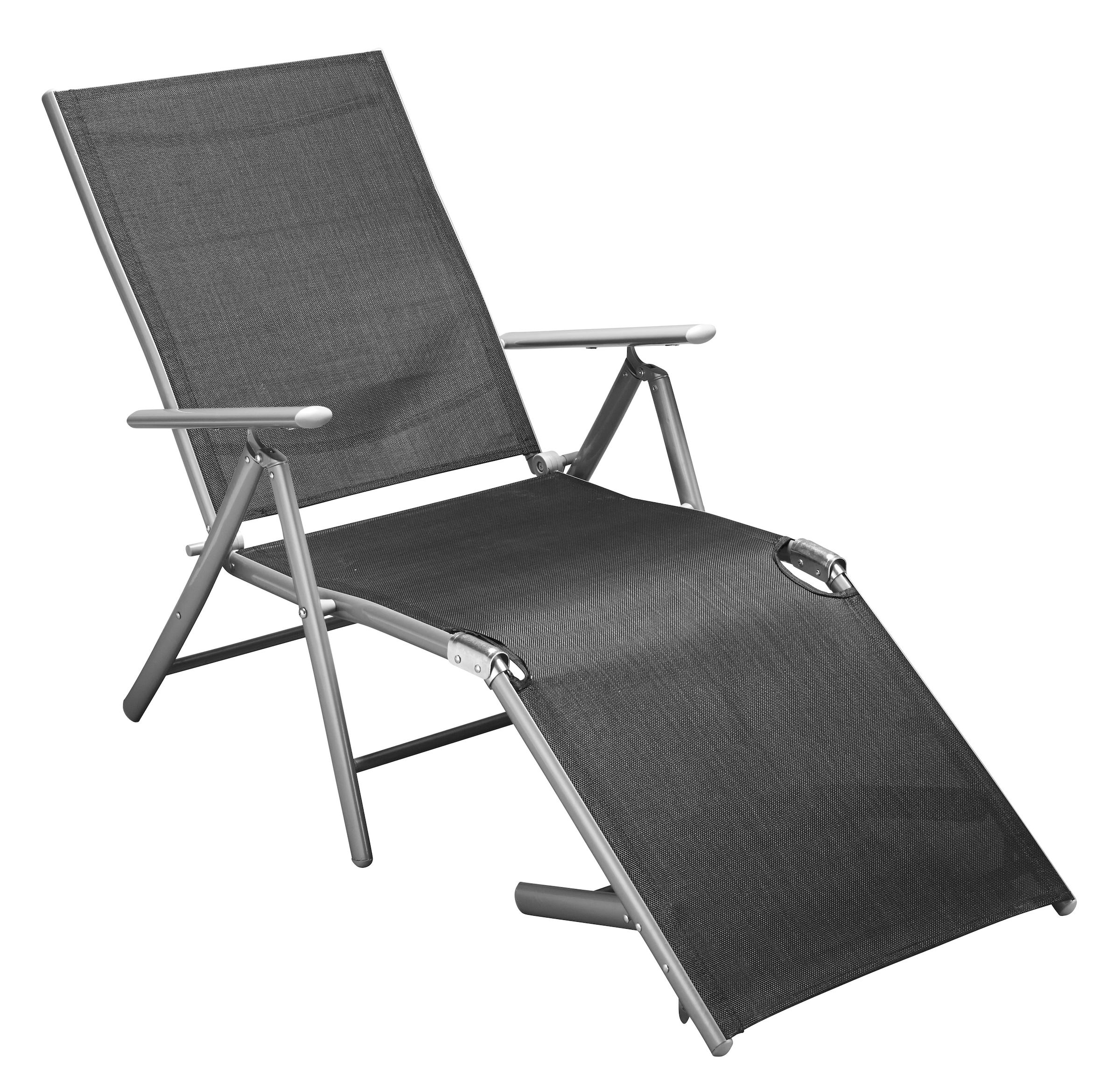 MERXX Gartenliege Alu/Textil, klappbar