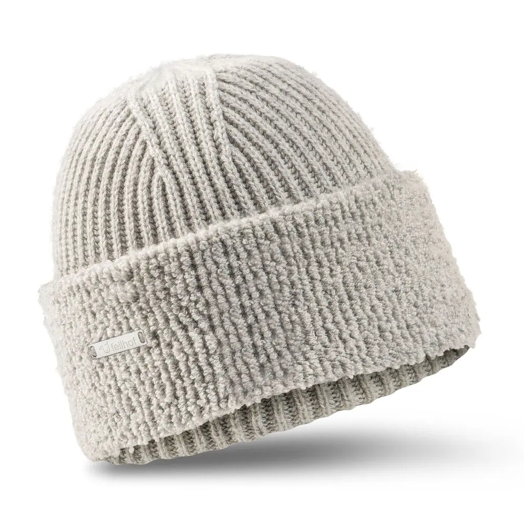 Zubehör - Mütze Merino Mütze grau