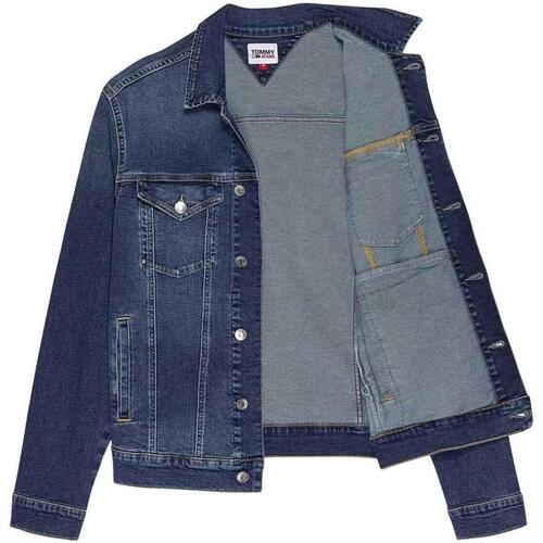 Tommy Jeans - REGULAR TRUCKER JKT BG1157 Azul