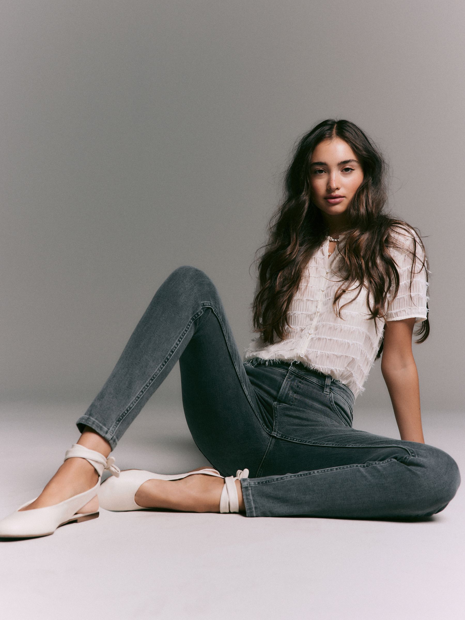 Grijs denim - Superzachte skinny jeans