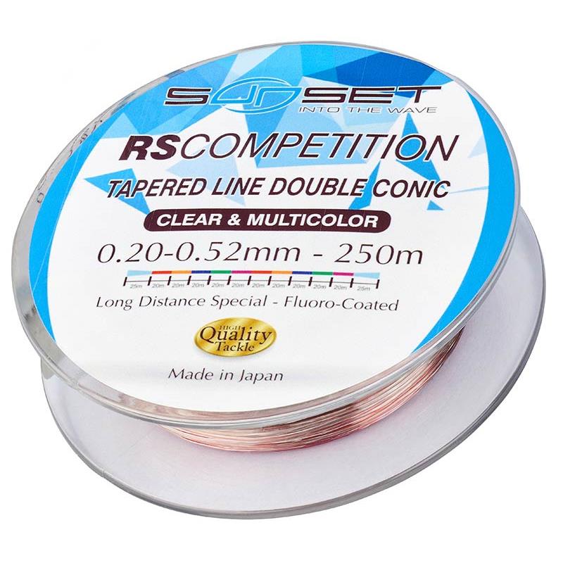 Bas De Ligne Sunset Tapered Line Double Conic Rs Competition - 250M