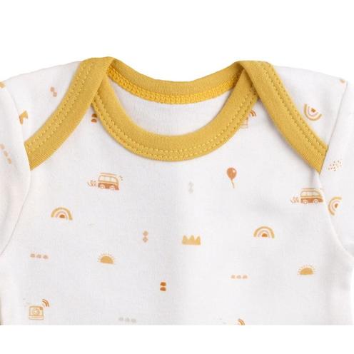 Lot de 3 bodies 3 mois manches courtes SUNLIGHT - SAUTHON Baby déco
