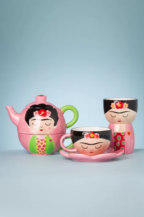 Sass & Belle Frida kop en bloemenschotelset