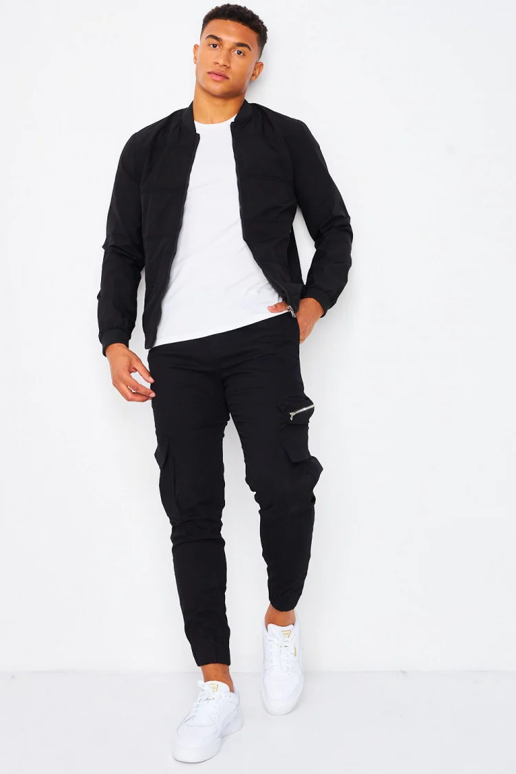 Bomber noir uni