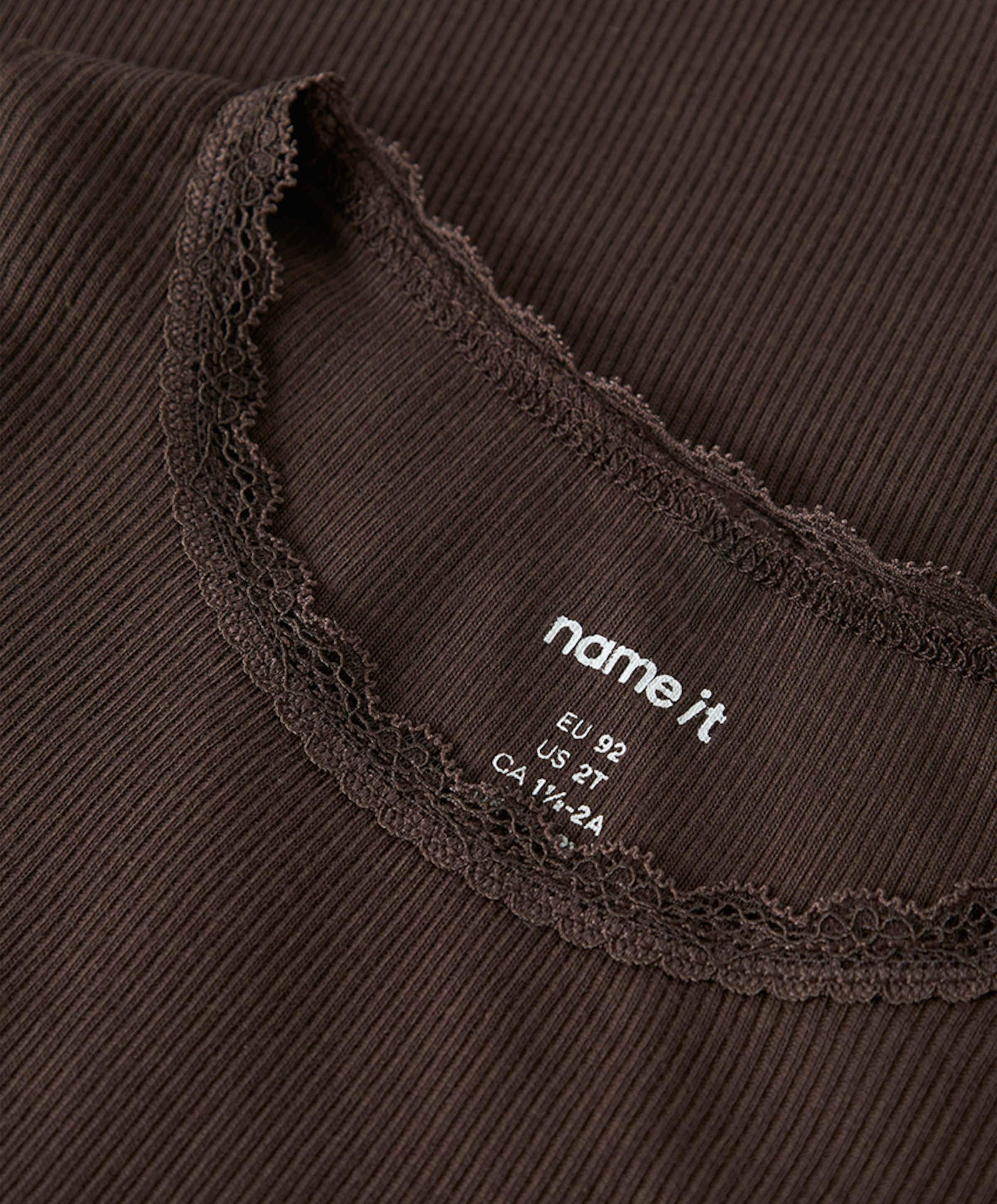 Name it Meisjes longsleeve bruin