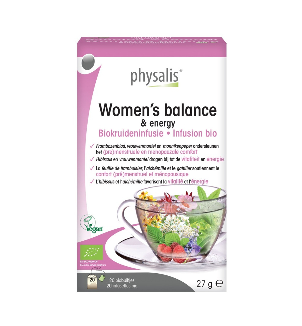 Physalis Women’s Balance & Energy Biokruideninfusie (20 zakjes)