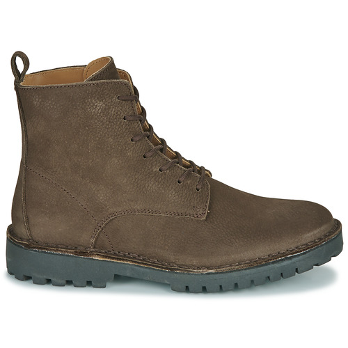 Selected - SLHRICKY NUBUCK LACE-UP BOOT B - Marron