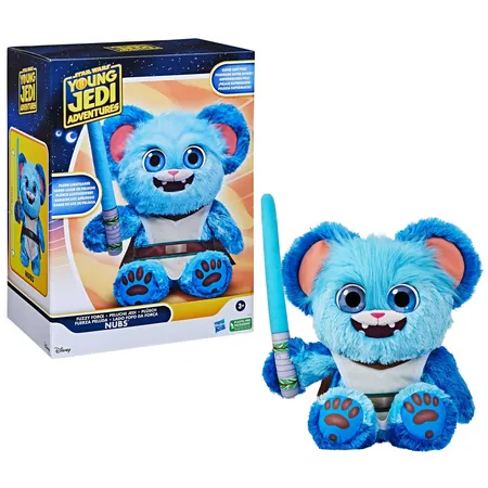 Hasbro Star Wars Die Abenteuer der jungen Jedi Fuzzy Force Nubs Plüschfigur, 41 cm