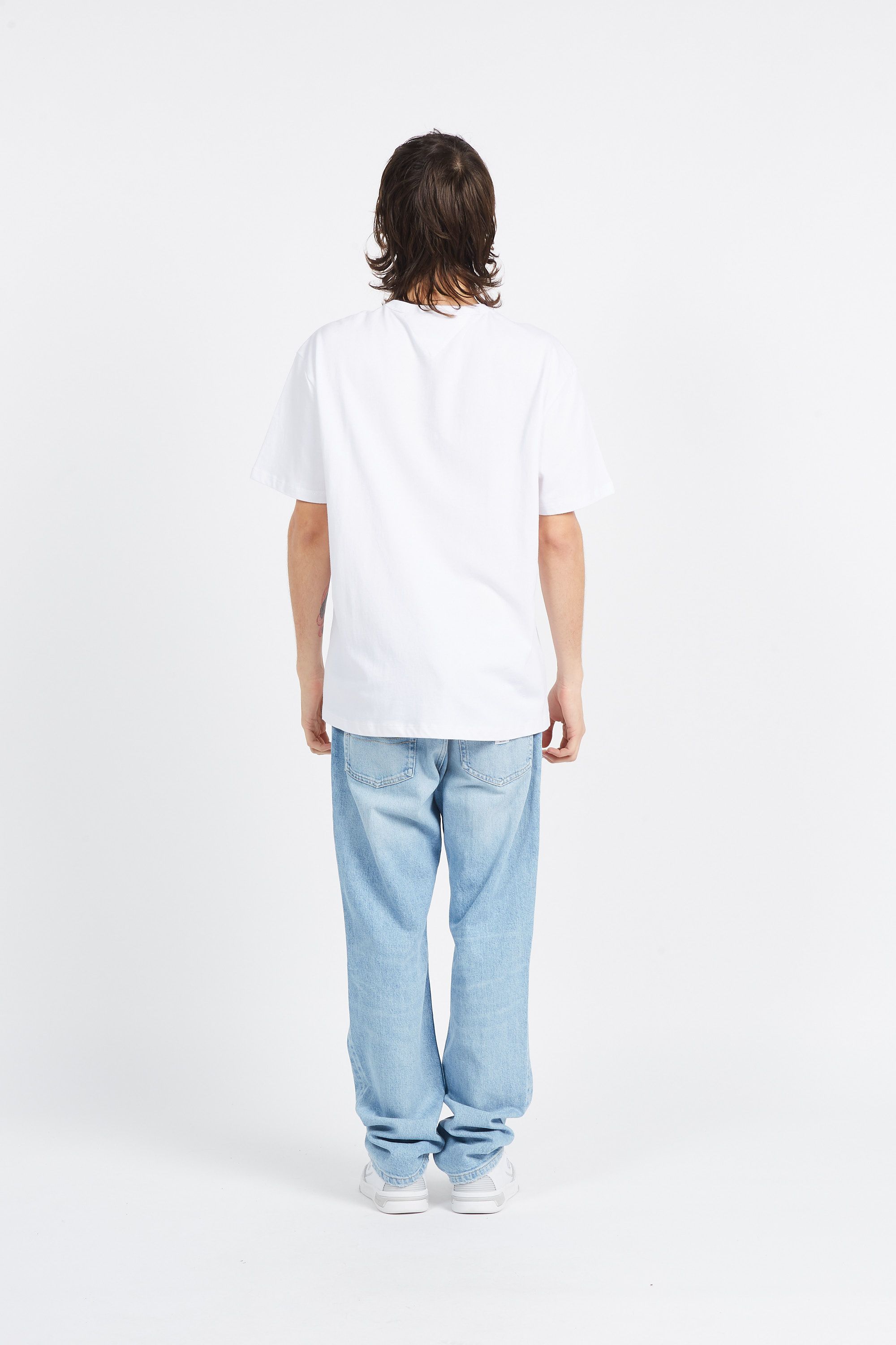 TOMMY JEANS T-shirt  TJM REG BADGE  Blanc