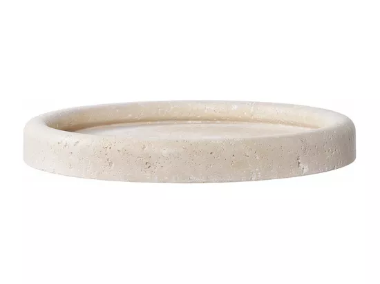 Funchal plateau Ø26cm beige.