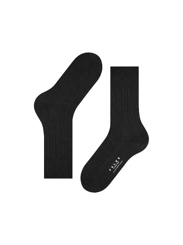 FALKE Socken LHASA RIB black schwarz