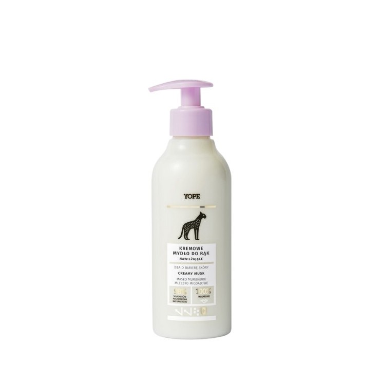 YOPE Cremige feuchtigkeitsspendende Handseife Cremiger musk 300 ml