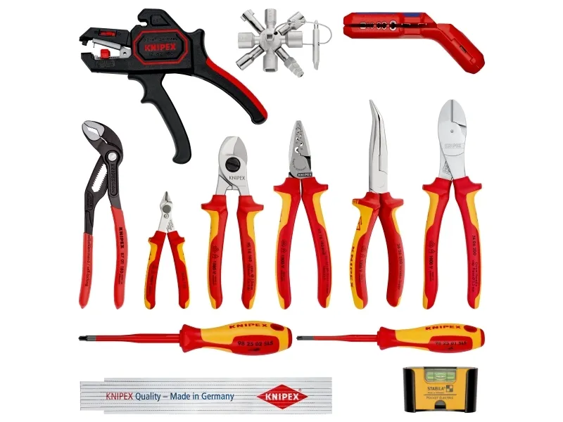 Knipex 00 20 90 V02, Rød, Gul, 165 mm, 93 mm, 1,92 kg, 13 værktøjer