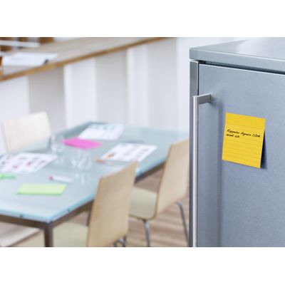 Post-it - 6 Blocs notes de 90 feuilles Super Sticky Rio - couleurs vives assorties - 76 x 76 mm