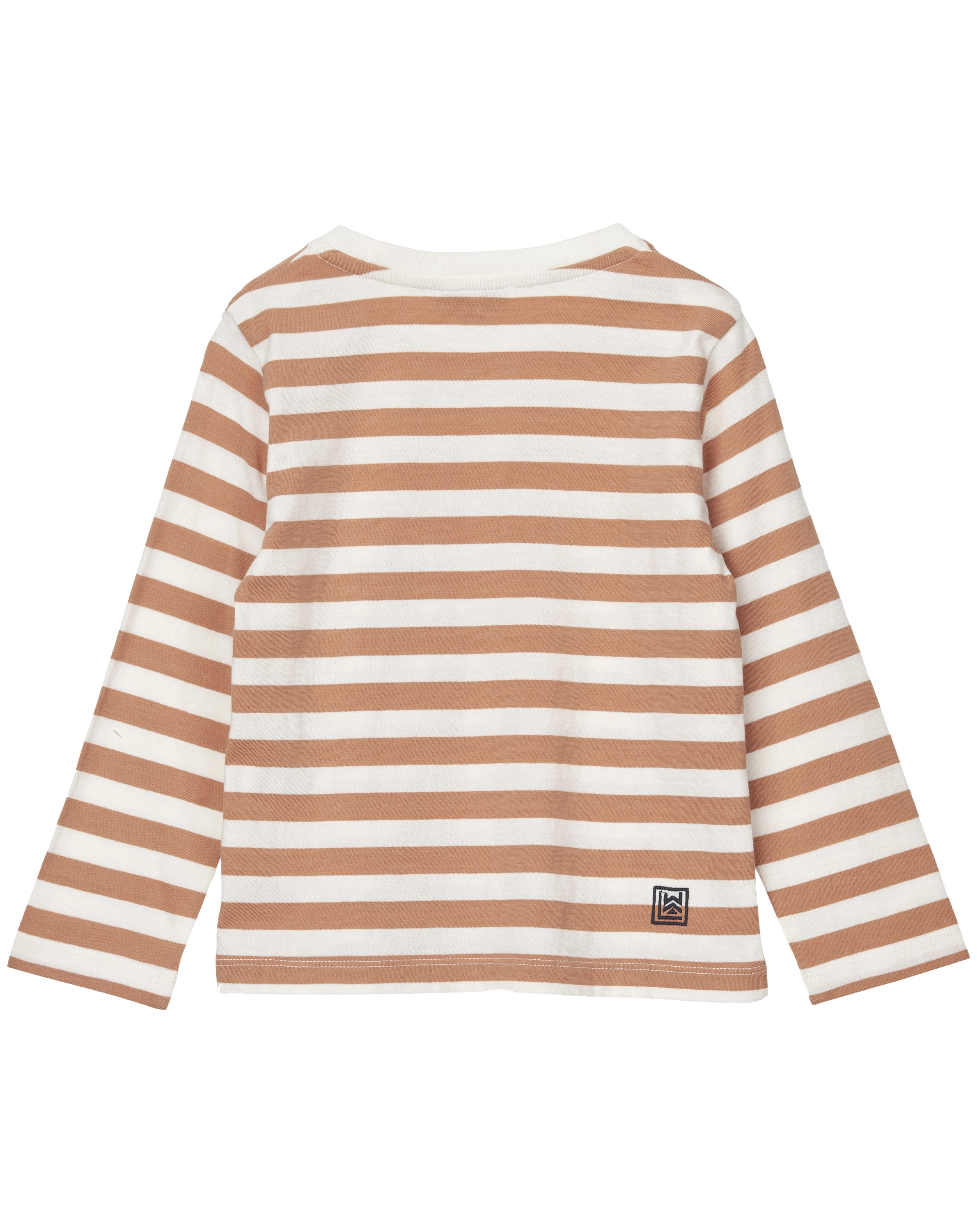 Langarm-Shirt APIA gestreift in white/tuscany rose