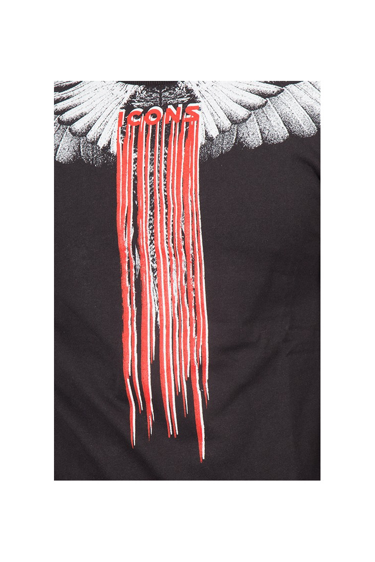 Pull Icons ailes noir