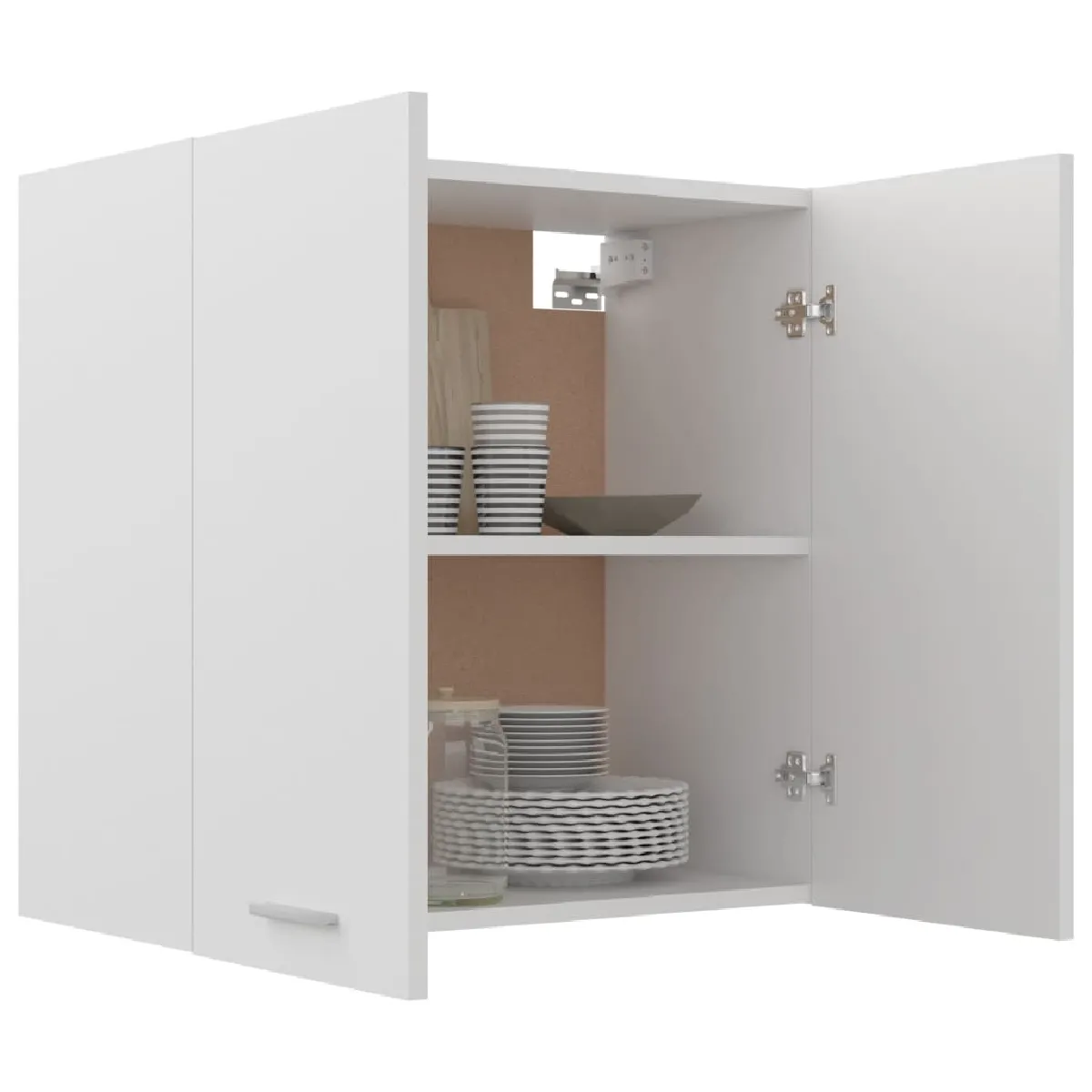 vidaXL Armoire Suspendue Blanc