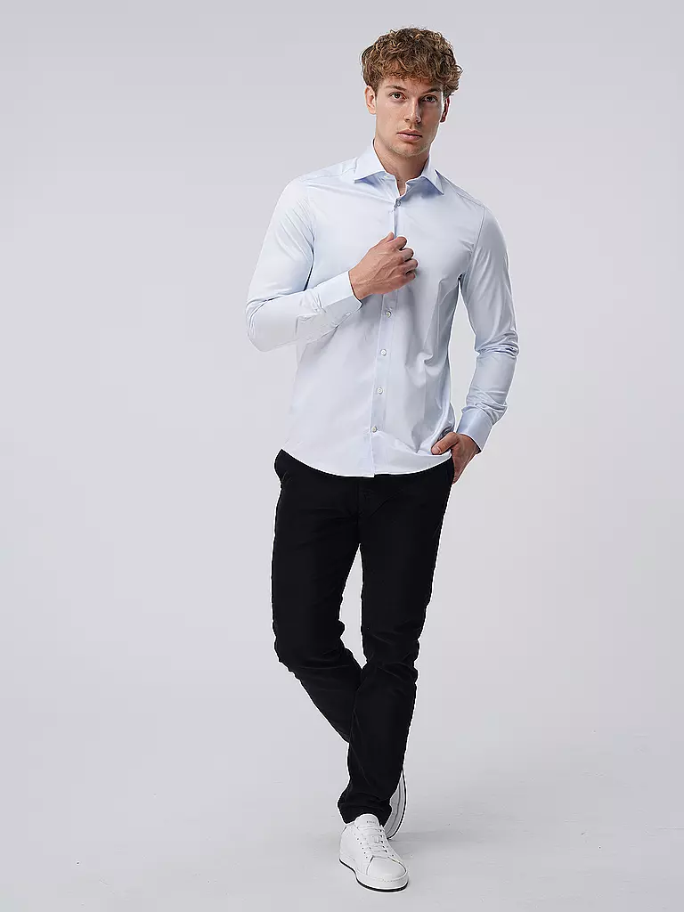 STENSTRÖMS Hemd Slim Fit hellblau