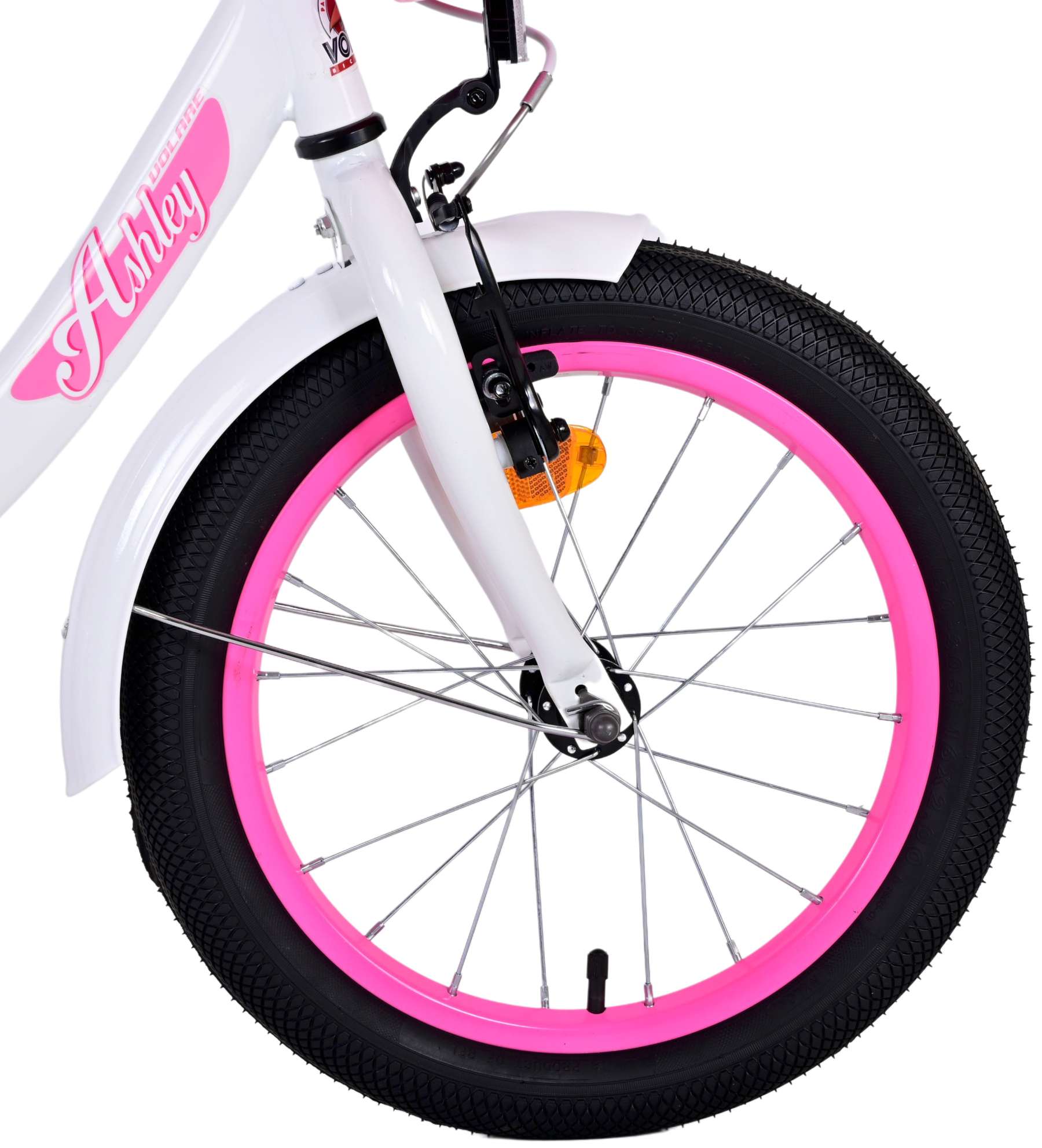 TPFSports Ashley Kinderfahrrad - Mädchen - 16 Zoll - Rücktritt + Handbremse - Rosa