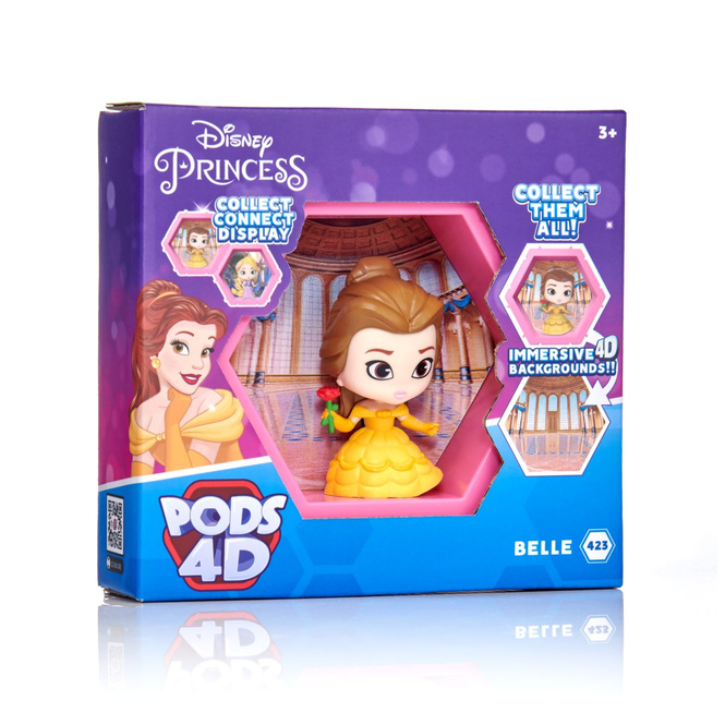 PODS 4D - Disney Princess - Sammelfigur Belle - ca. 10 cm