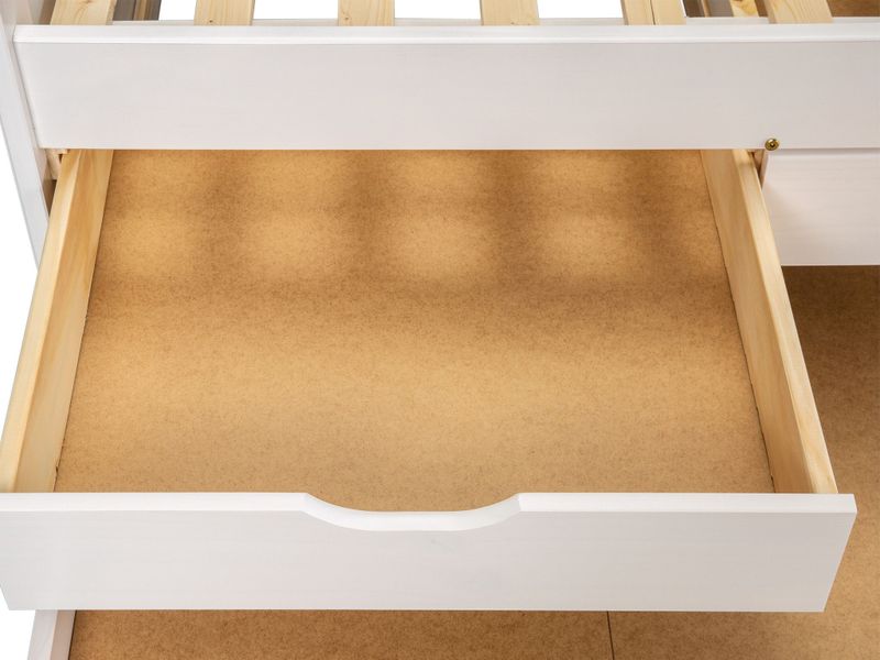 Kajuitbed Thomas 190cm - white wash