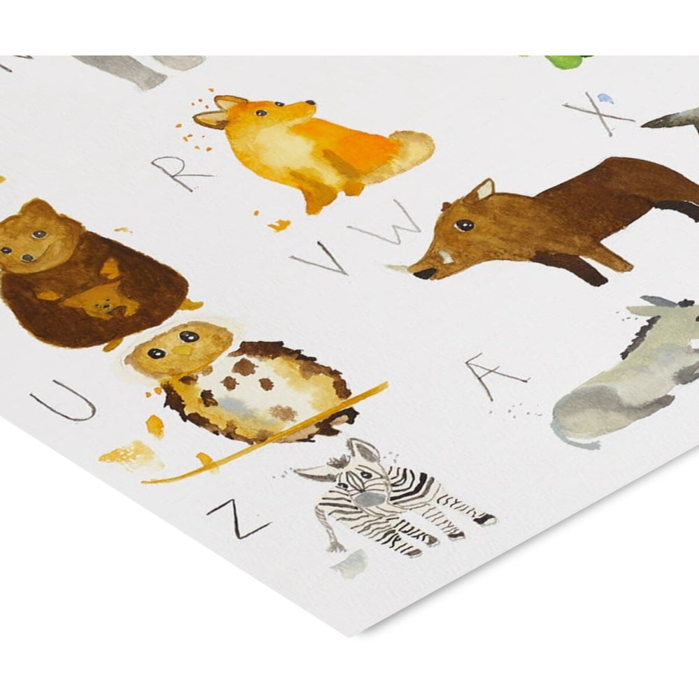 Køb Poster & Frame Et Lille Atelier - Kids - ABC Plakat