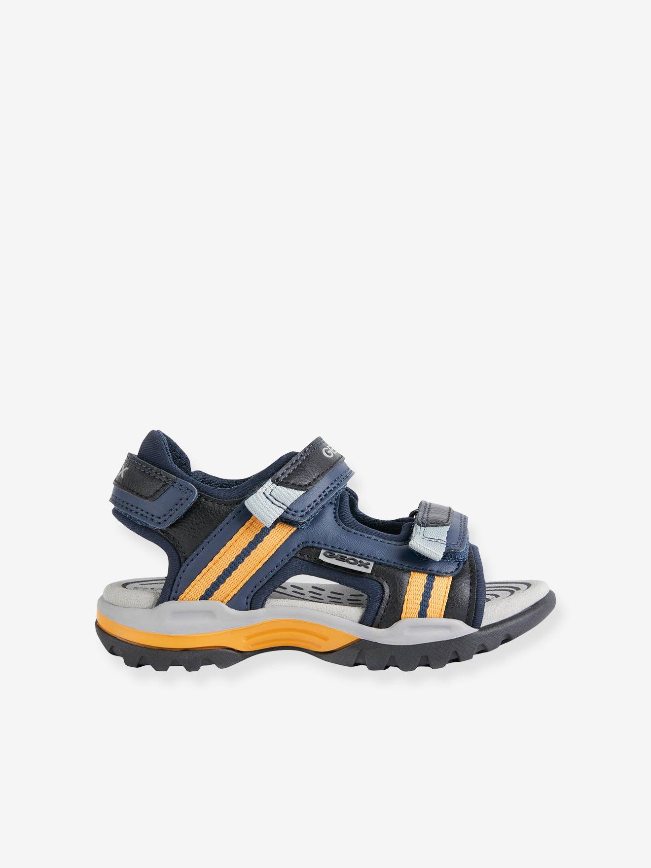 Sandálias J. Borealis BA GEOX® lisas azul-escuras