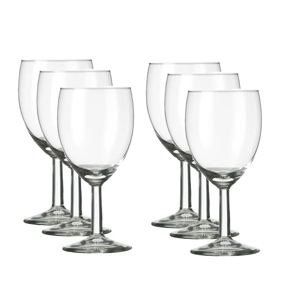 Royal Leerdam Wijnglazen - 6x - witte/rode wijn - 240 ml - Gilde