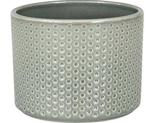 Bloempot/plantenbak Dickob Pillar Spot keramiek Ø 21,3 cm H 18,5 cm grijs