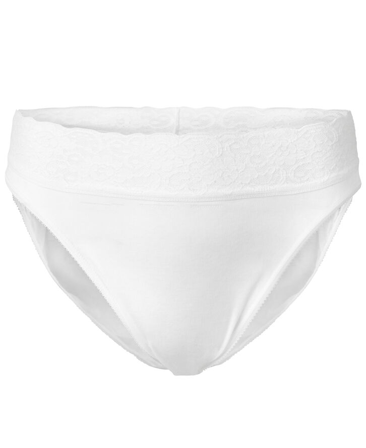 Calida Classic Lycraspitze Jazzpant Hvid