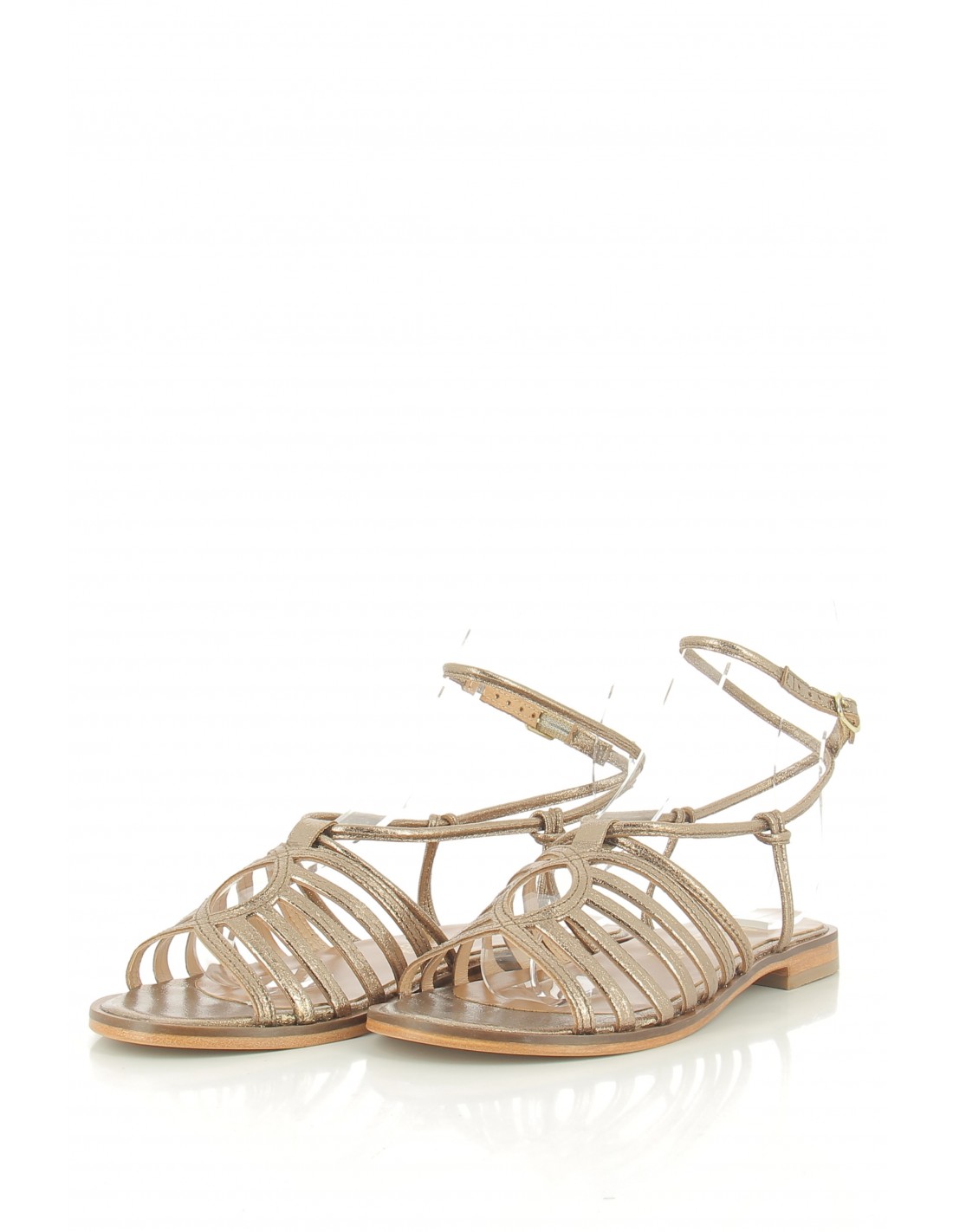 atelier tropezien Sandales Femme il 2016 Bronze