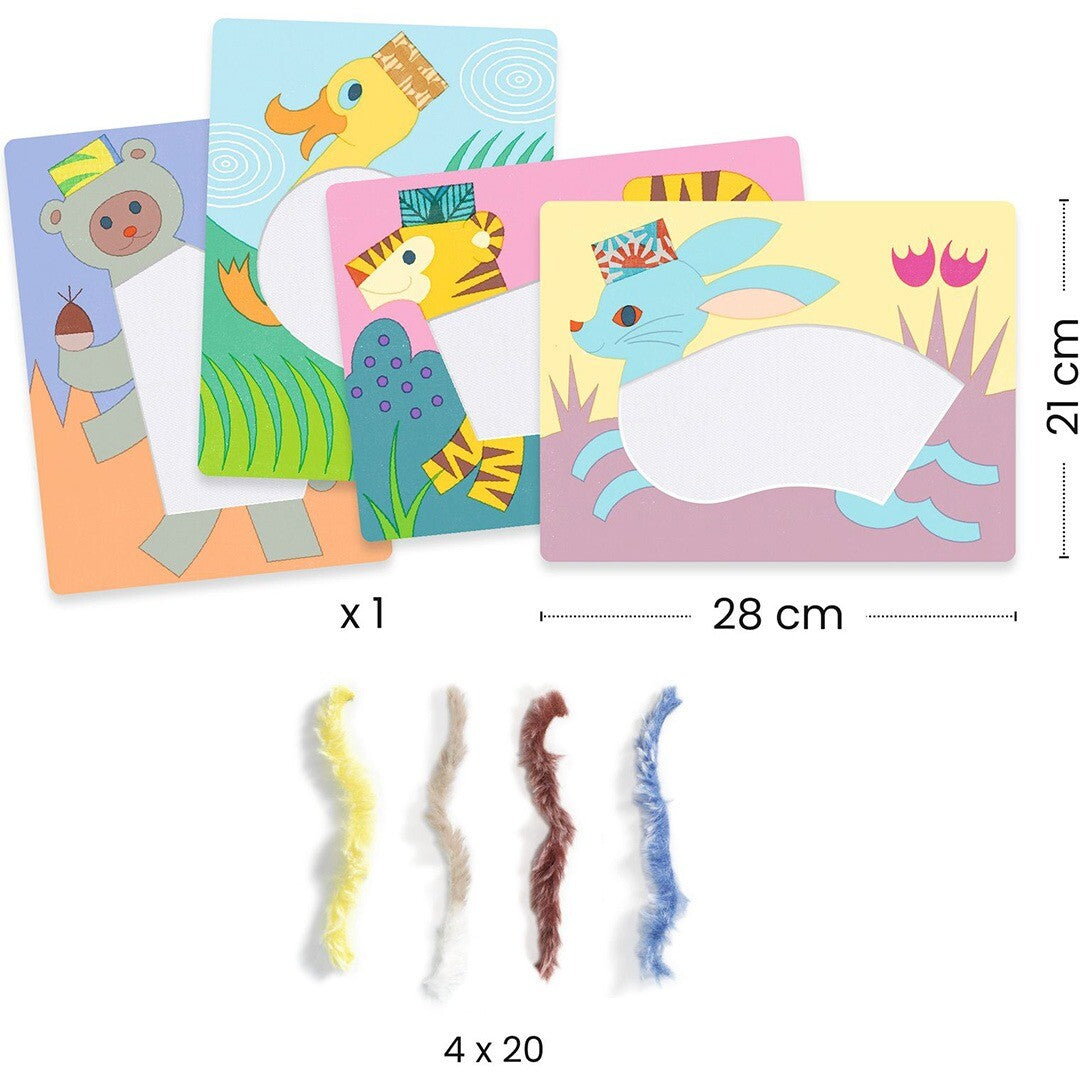 Djeco knutselset with hats