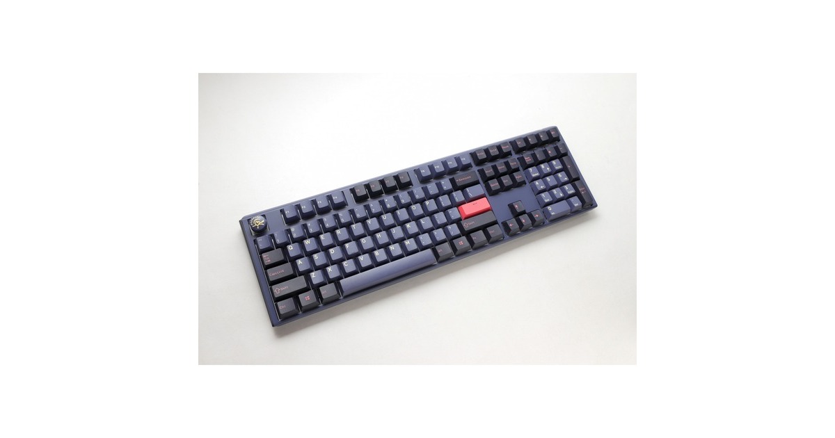 DuckyOne 3 Cosmic Blue, toetsenbord  (Donkerblauw, US lay-out, Cherry MX Red, RGB led, Double-shot PBT, Hot-swappable, QUACK Mechanics)