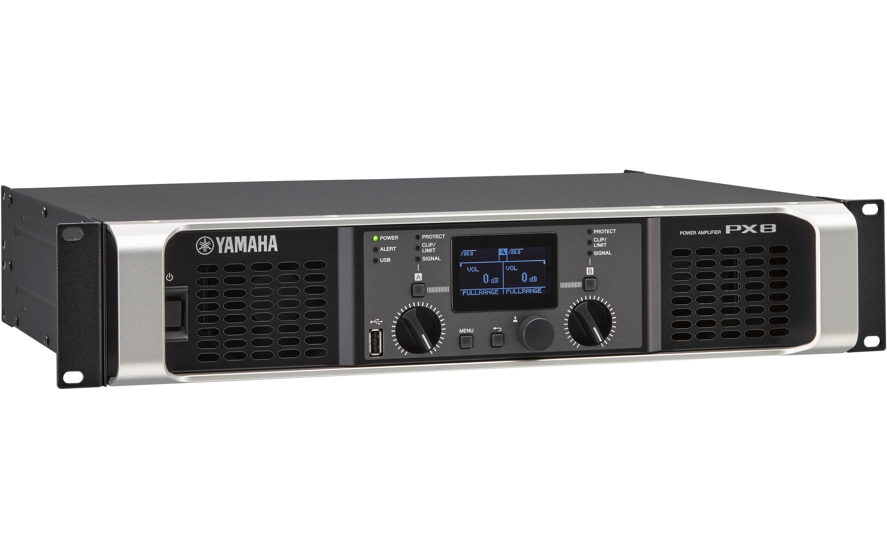 Endstufe PX 8 - 2x 1050 W<br>Digitaler 2-Kanal-Leistungsverstärker für Live-Beschallung und Installation