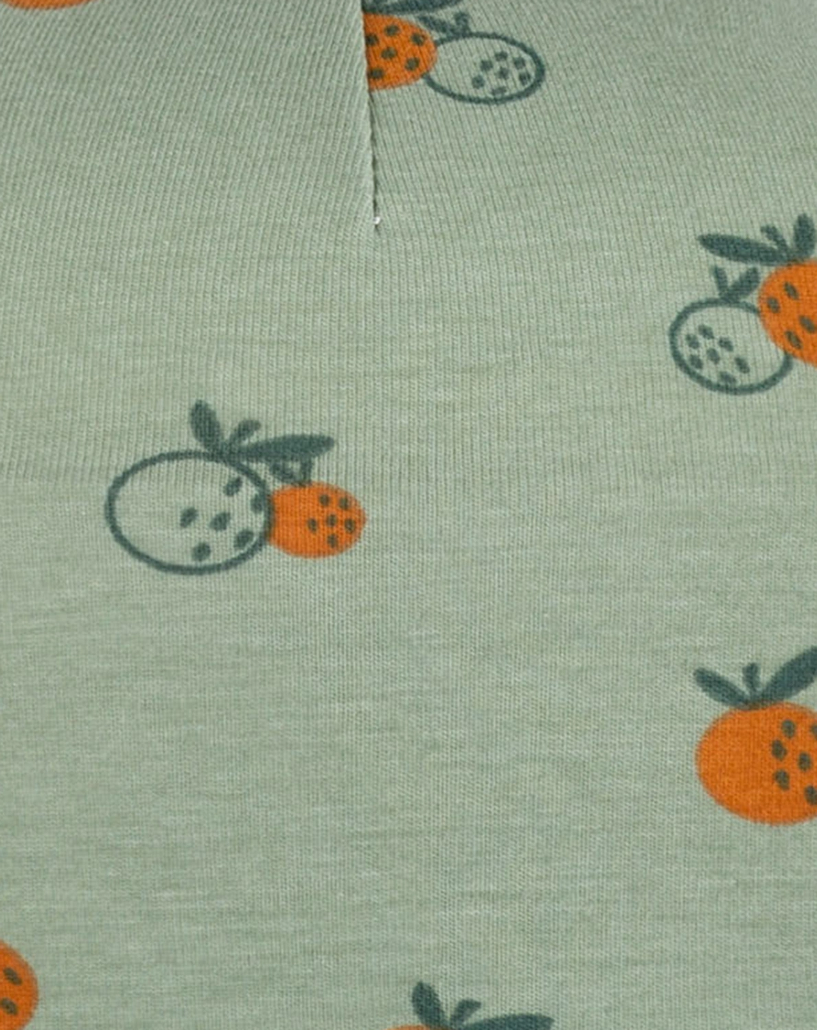 Jersey-Beanie ORANGEN in old green